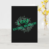 悪意に満ちたあざけりを投げ掛けた カード (黄色い花)