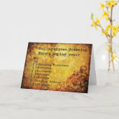 悪意に満数々のちたグリーティングカード カード (黄色い花)