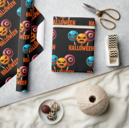 悪意のあるスイーツハロウィーン ラッピングペーパー