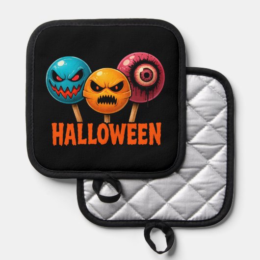 悪意のあるスイーツハロウィーン 鍋敷き (正面/裏面)