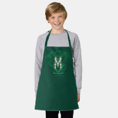 悪意のある家紋グラフィック エプロン (着用した状態)