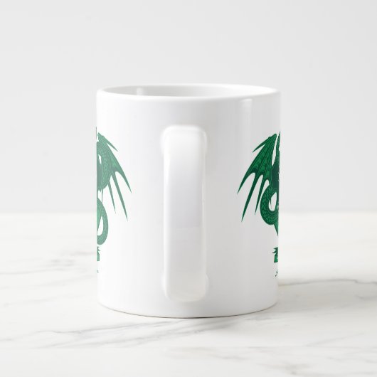 悪意のある家紋グラフィック ジャンボコーヒーマグカップ (裏面)