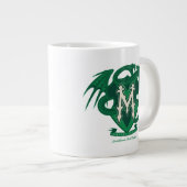 悪意のある家紋グラフィック ジャンボコーヒーマグカップ (正面右)