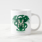 悪意のある家紋グラフィック ジャンボコーヒーマグカップ (右)