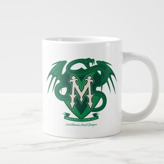 悪意のある家紋グラフィック ジャンボコーヒーマグカップ (右)