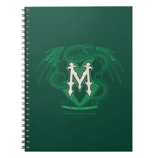 悪意のある家紋グラフィック ノートブック (正面)