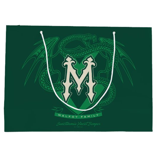 悪意のある家紋グラフィック ラージペーパーバッグ (裏面)