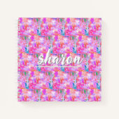 悪意のある抽象デザインスパイラルノート ノートブック (正面)