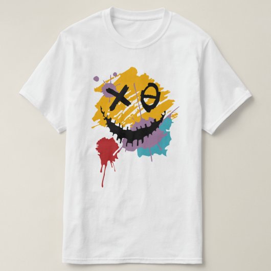 悪意のある笑顔 Tシャツ (デザイン正面)