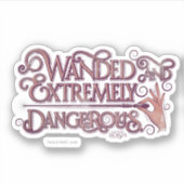 悪意のある非常に危険なグラフィック – ピンク シール (正面)