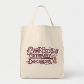 悪意のある非常に危険なグラフィック – ピンク トートバッグ (正面)