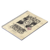 悪意のある非常に危険な指名手配ポスター – 黒 ノートブック (左側)