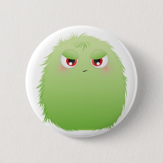悪態毛獣 缶バッジ (正面)