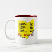 悪態 ツートーンマグカップ (左)