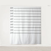 悪戯な笑顔の犯人ラインナップマグショットフォトブース タペストリー (正面)