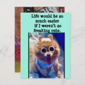 悪数々の女の子アートの目的カード ポストカード (正面/裏面)