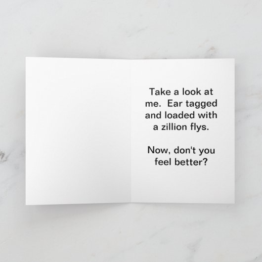 悪日の牛 カード (内部)