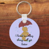 悪日ベアーキーチェーン キーホルダー (正面)