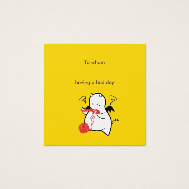 悪日悪魔のメッセージ (正面)