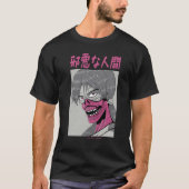 悪日本の物ダークアニメ Tシャツ (正面)