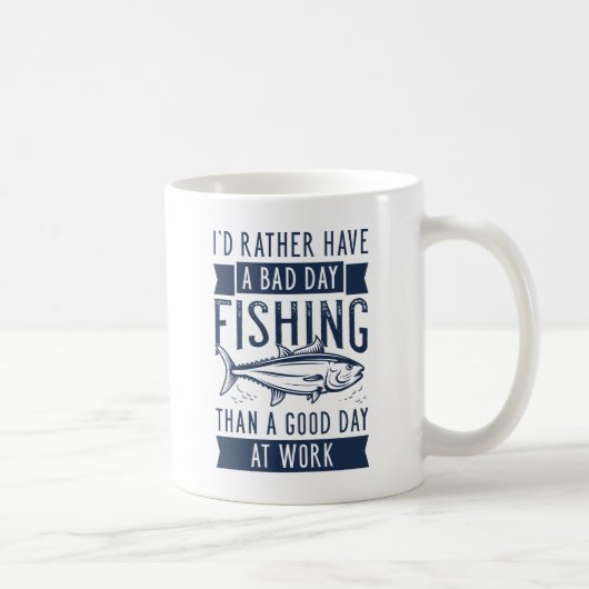 悪日魚釣り コーヒーマグカップ (右)