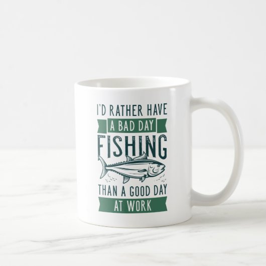 悪日魚釣り コーヒーマグカップ (右)