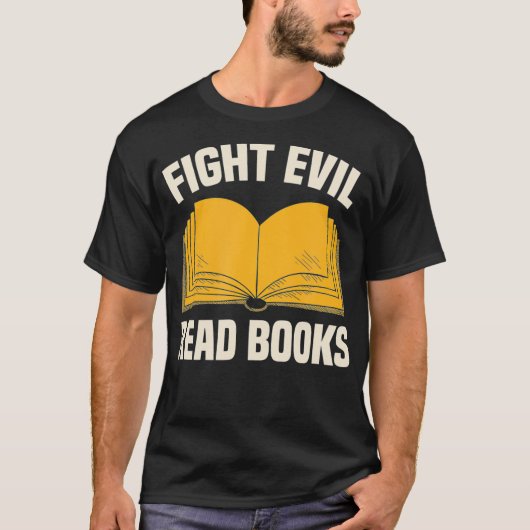 悪書と戦読う Tシャツ (正面)