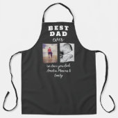 悪最高のいEver Father's Day 2 Photo Collage エプロン (正面)