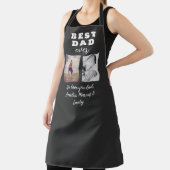 悪最高のいEver Father's Day 2 Photo Collage エプロン (インサイチュ)