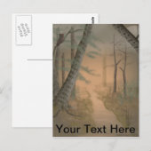 悪月昇りはがき ポストカード (正面/裏面)