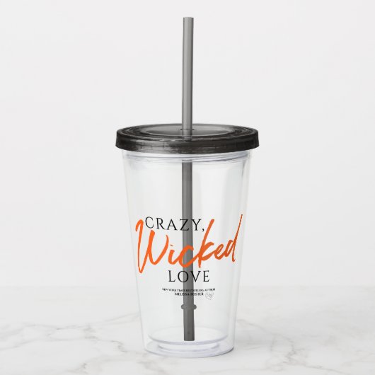 悪熱狂する恋アクリルのタンブラー アクリルタンブラー (正面)