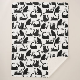 悪猫が物 シェルパブランケット