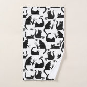 悪猫が物 バスタオルセット (ハンドタオル)