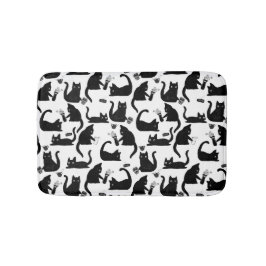 悪猫が物 バスマット
