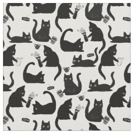 悪猫が物 ファブリック