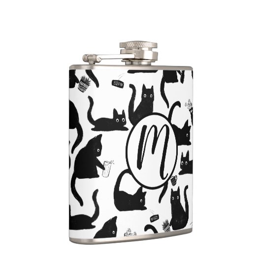 悪猫が物 フラスク (右)