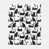 悪猫が物 フリースブランケット (正面)