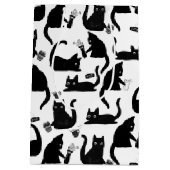 悪猫が物 ミディアムペーパーバッグ (裏面)