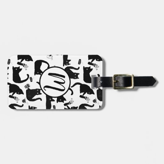 悪猫が物 ラゲッジタグ (正面横)
