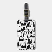 悪猫が物 ラゲッジタグ (正面縦)