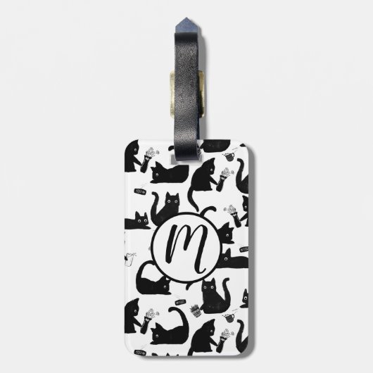 悪猫が物 ラゲッジタグ (裏面縦)