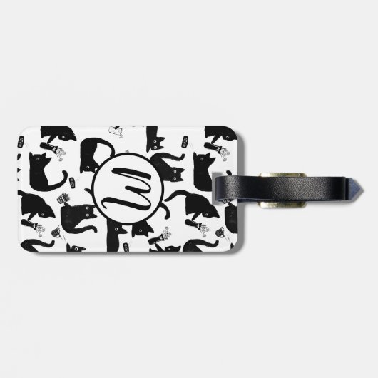 悪猫が物 ラゲッジタグ (裏面横)