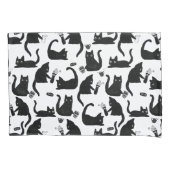 悪猫が物 枕カバー (正面)