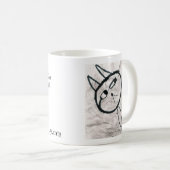 悪猫、おもしろいな農場への歓迎! www.funnyfar… コーヒーマグカップ (正面右)