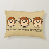 悪猿を聞かないで下さい アクセントクッション (裏面)