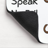 …悪猿、SeeHearSpeakNoを話すために聞くために見ないで下さい マウスパッド (コーナー)