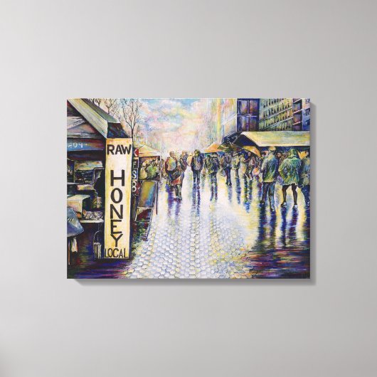 悪生まれい兆候の下で キャンバスプリント (正面)