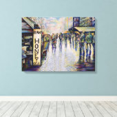 悪生まれい兆候の下で キャンバスプリント (インサイチュ (ウッドフロア))