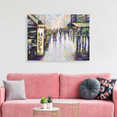 悪生まれい兆候の下で キャンバスプリント (インサイチュ (リビング))