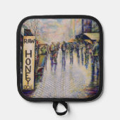 悪生まれい兆候の下で 鍋敷き (正面)